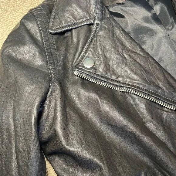 NWOT Madewell Leather Jacket — Medium - Picture 4 of 10